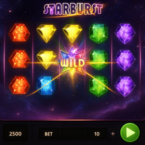 BetRiot - Starburst Slot Game - NetEnt